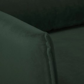 Тъмнозелено кадифено кресло Juli – Ropez