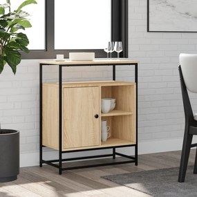 835545 vidaXL Бюфет, дъб сонома, 69x35x80 см, инженерно дърво