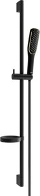 Mexen DS49 подвижен черен душ комплект - 785494583-75