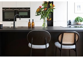 Черен/светлосив бар стол 94 cm Spike - Zuiver