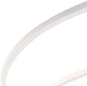 Таванна лампа бяла 78 см с LED 3-степенна димираща - Rowin