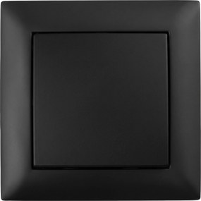 Единичен Ключ с Рамка OSTE JNH006-W BLACK