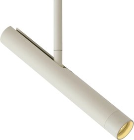 Modern railsysteem wit met 6 spots beige 1-fase - Slimline Avery