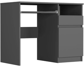 Модерно писалище с шкаф 96x50 cm - различни цветови варианти aнтрацит