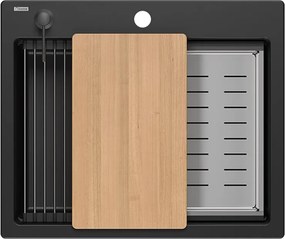 гранитна мивка KURT 110 Black