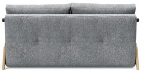 Сив разтегателен диван Wood Twist Granite, 96 x 167 cm Cubed - Innovation