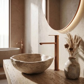 Смесител за баня Rea Arcos Brush Copper
