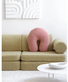 Зелен детски диван от букле 132 cm Settee – Wigiwama