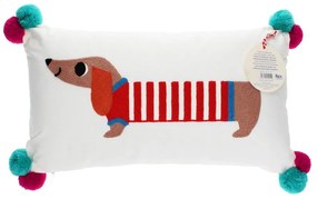 Детска възглавница със смес от памук 50x33 cm Sausage Dog – Rex London