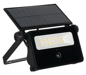 LED Соларен прожектор със сензор LED/20W/5,5V IP65