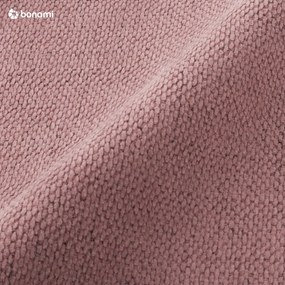 Светлорозово тапицирано двойно легло с място за съхранение с решетка 160x200 cm Jagna - Bobochic Paris