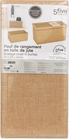 Двоен сгъваем пуф 5five Mix & Modul, Плат с ефект юта