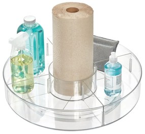 Кръгла прозрачна кутия за съхранение iDesign The Home Edit, ⌀ 45,7 cm - iDesign/The Home Edit