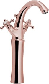 Розова стояща батерия за мивка Antea – Sapho