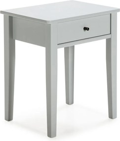 Светлосиво нощно шкафче от борова дървесина Bart - Marckeric