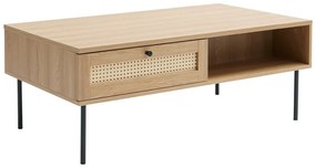 Масичка за кафе в естествен цвят 60x110 cm Pensacola – Unique Furniture