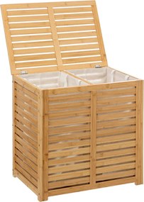 Кош за пране 5five Sicela, Бамбук, 100 l