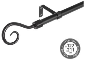 Метален разтегателен корниз 122 - 211 см - Casa Selección