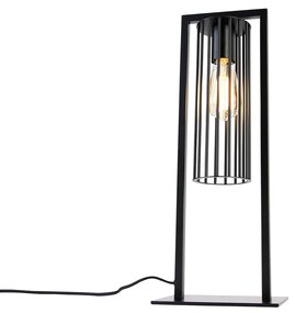 Интелигентна модерна настолна лампа черна вкл. Wifi ST64 - Balenco Wazo