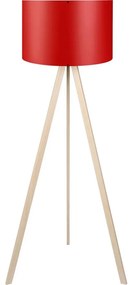 Подова лампа AYD 1xE27/40W/230V червена/бежова