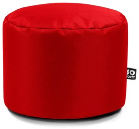 Червен детски пуф Dot M – So Soft?