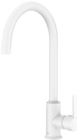Смесител за кухненска мивка, A5A7409B00, Roca, бял, 39.4х23.7см