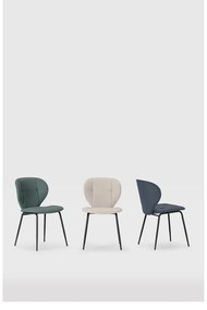 Тъмнозелени трапезни столове в комплект от 2 бр. Maura – Marckeric