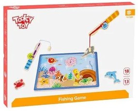 Tooky Toy - Дървена магнитна игра Морско дъно TKF040