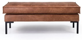 Кафява табуретка от изкуствена кожа Rate - Scandic