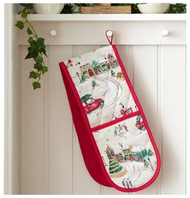 Памучена двойна кухненска ръкавица Christmas Town – Catherine Lansfield