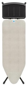 Маса за гладене Brabantia C 1008896, 124x45 см, 7 позиции за регулиране, Поставка за парогенератор, Светлосив