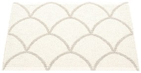 Кремав килим за открито и закрито 70x50 cm Kotte Linen – Pappelina