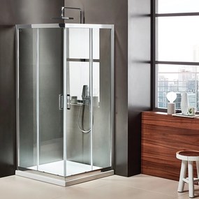 Ъглова кабина Axis Corner Entry CX-110 x 110 sm-Clean Glass