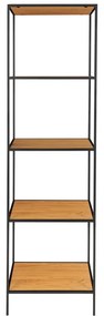 Етажерка за книги в дъбов декор в естествен цвят 51x170 cm Vita - House Nordic