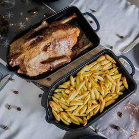 Чугунен съд за готвене 22x42,5 cm LITINA SMALT – Orion