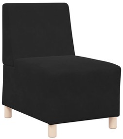4108485 vidaXL Диван стол Черно 55 x 74 x 82 см Кадифе