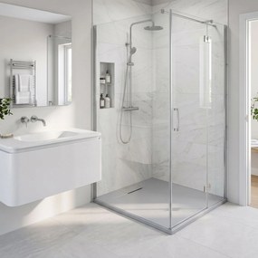 Корито за душ кабина Rea Bazalt Grey 90x90