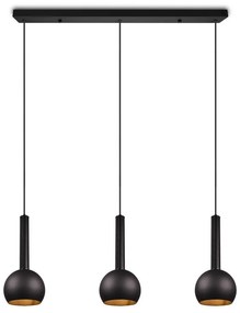 Черно висящо осветително тяло Ciliana – CINQUE