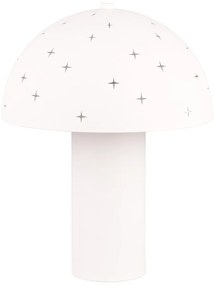 Бяла настолна лампа (височина 32,5 cm) Seta - Trio