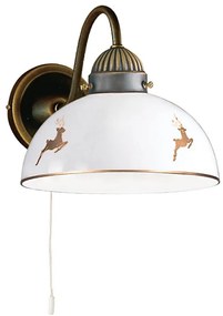 Kolarz 731.61.150 - Настенна лампа NONNA 1xE27/75W/230V jeleni розово злато