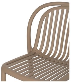 Бежов пластмасов трапезен стол Alia – Ixia