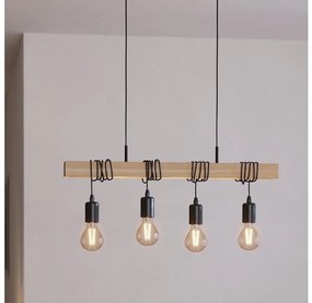 Eglo 43512 - Полилей на кабел TOWNSHEND 4xE27/60W/230V