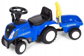 Син трактор NEW HOLLAND с борд и инструменти