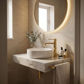 Смесител за мивка Rea Venti Gold High