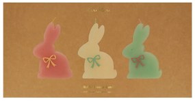 С великденски мотиви свещи в комплект 3 бр. време на горене 2 час Bunny – Meri Meri