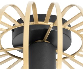 Дизайнерски таванен аплик златен 39 см - Johanna