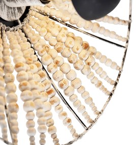 Ориенталски стенен аплик бежов с мъниста - Moti