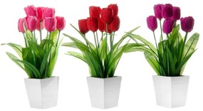 Комплект от 3 декорации във формата на цвете лале - Casa Selección