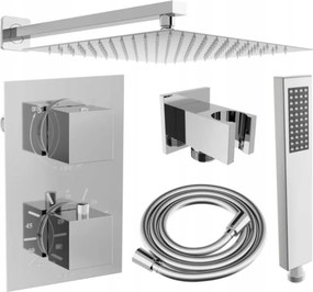 Mexen Cube DR02 вграден душ комплект с душ глава 30 см, хром - 77502DR0230-00