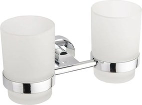 Mexen Tiber двойна поставка за четки за зъби, хром - 7050552-00